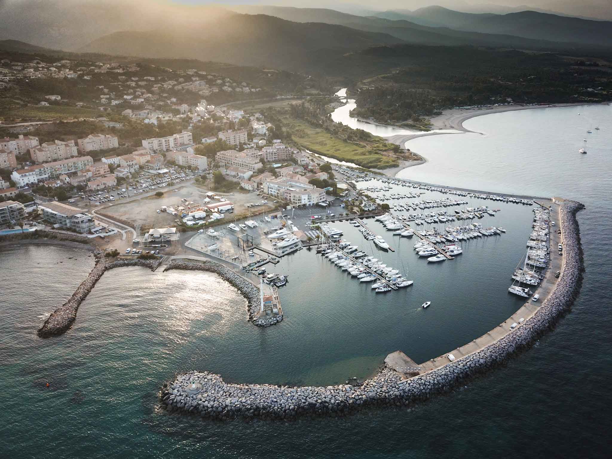 Port de Solenzara en Corse